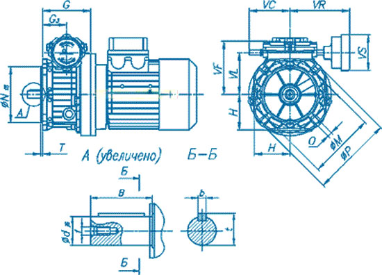 Габаритные и присоединительные размеры