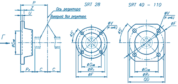 редукторов Varvel SRT